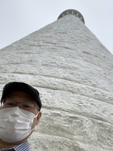 出雲日御碕灯台　中に入って登れます