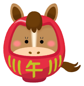 horse-daruma